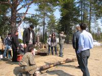 Фотографии Сеги и Трямы с фотоаппарата