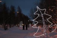 Новогодний город