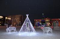 Новогодний город